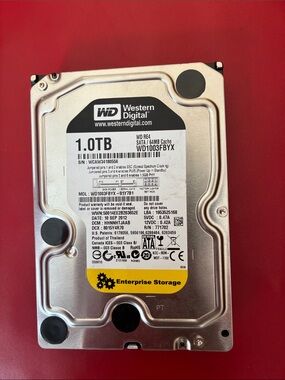 Western Digital 1TB Internal Hard Drive (Silver) - Enterprise SATA Storage